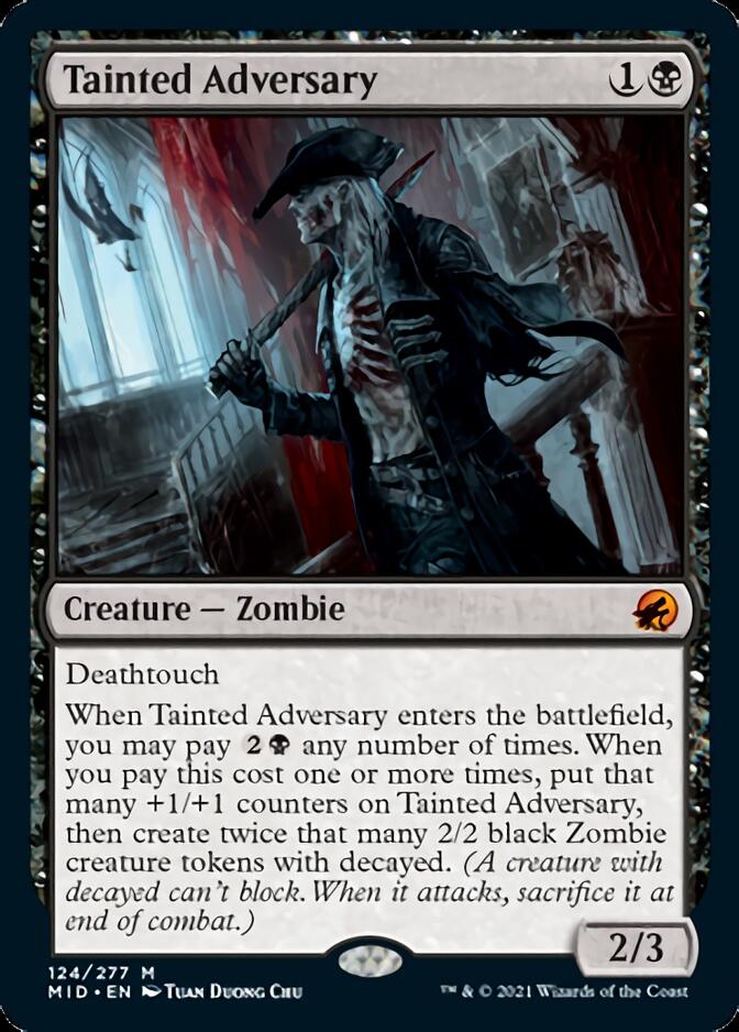 Tainted Adversary [Innistrad: Midnight Hunt] | Exor Games Truro