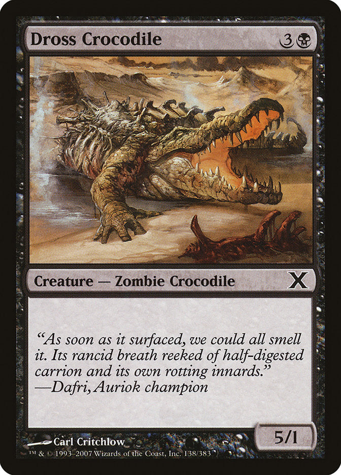 Dross Crocodile [Tenth Edition] | Exor Games Truro