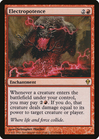Electropotence [Zendikar] | Exor Games Truro