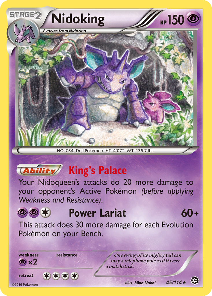 Nidoking (45/114) [XY: Steam Siege] | Exor Games Truro