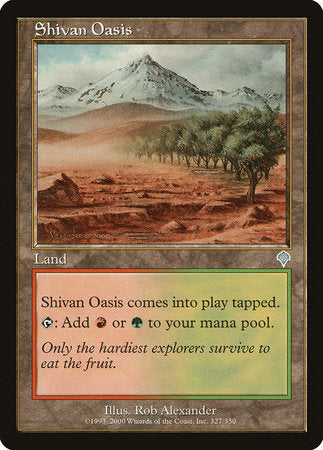 Shivan Oasis [Invasion] | Exor Games Truro