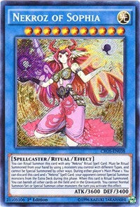 Nekroz of Sophia [CROS-EN038] Secret Rare | Exor Games Truro