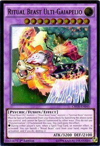 Ritual Beast Ulti-Gaiapelio (UTR) [CROS-EN045] Ultimate Rare | Exor Games Truro