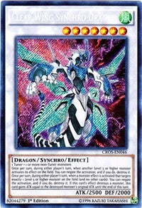 Clear Wing Synchro Dragon [CROS-EN046] Secret Rare | Exor Games Truro