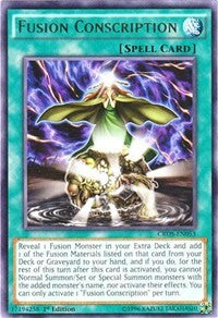 Fusion Conscription [CROS-EN053] Rare | Exor Games Truro