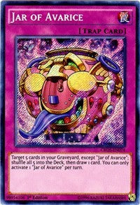 Jar of Avarice [CROS-EN074] Secret Rare | Exor Games Truro