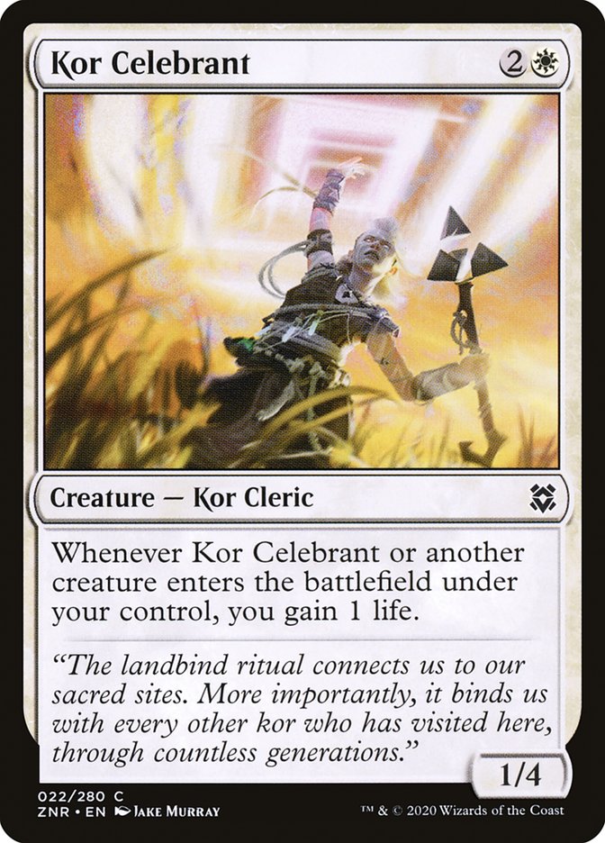 Kor Celebrant [Zendikar Rising] | Exor Games Truro