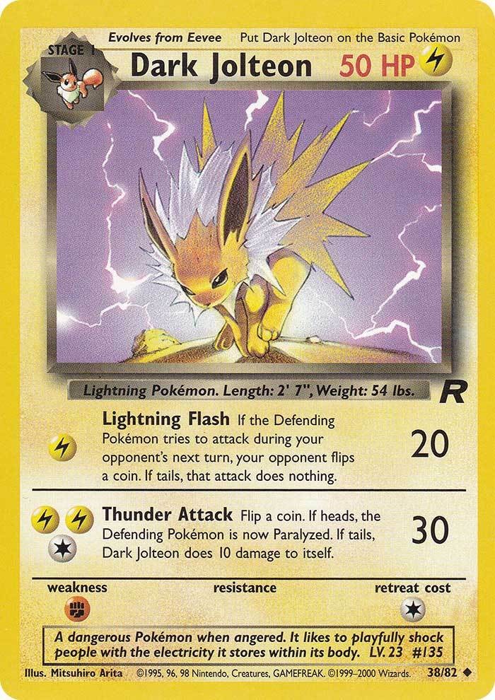 Dark Jolteon (38/82) [Team Rocket Unlimited] | Exor Games Truro