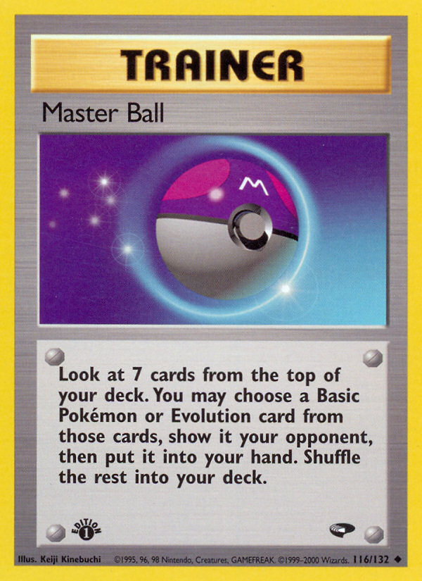 Master Ball (116/132) [Gym Challenge 1st Edition] | Exor Games Truro