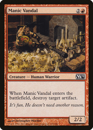 Manic Vandal [Magic 2012] | Exor Games Truro