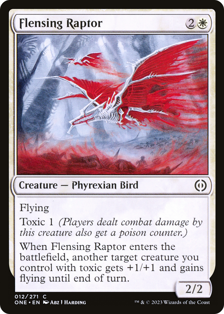 Flensing Raptor [Phyrexia: All Will Be One] | Exor Games Truro