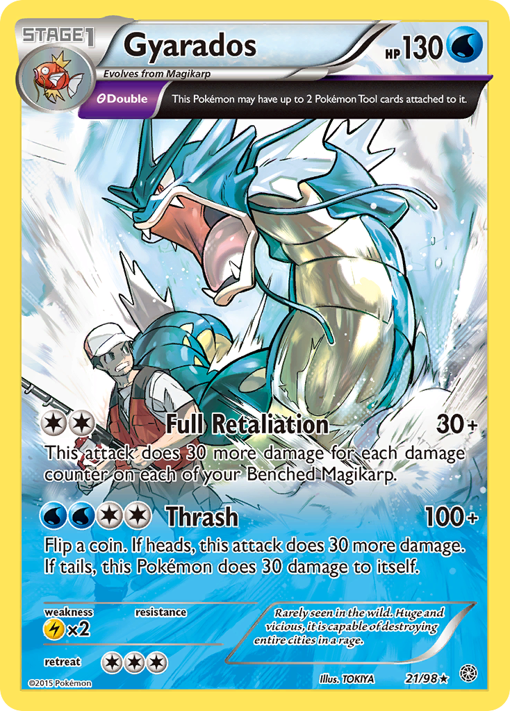 Gyarados (21/98) [XY: Ancient Origins] | Exor Games Truro