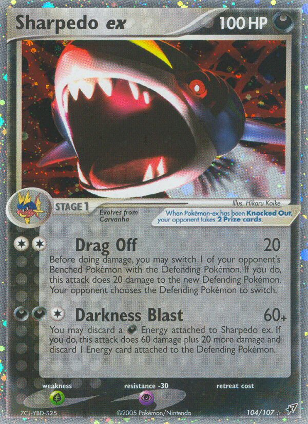 Sharpedo ex (104/107) [EX: Deoxys] | Exor Games Truro