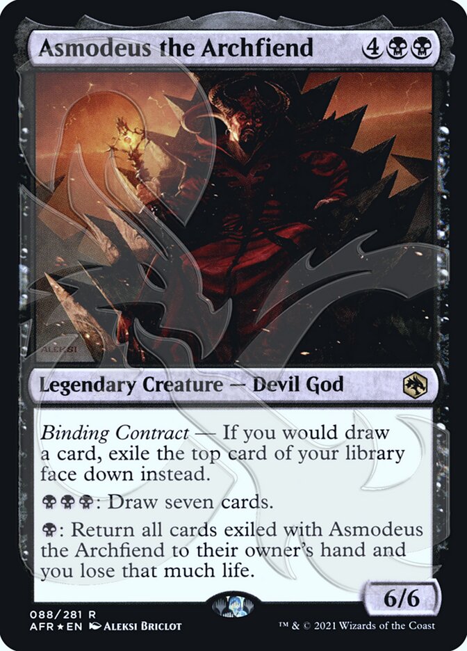 Asmodeus the Archfiend (Ampersand Promo) [Dungeons & Dragons: Adventures in the Forgotten Realms Promos] | Exor Games Truro