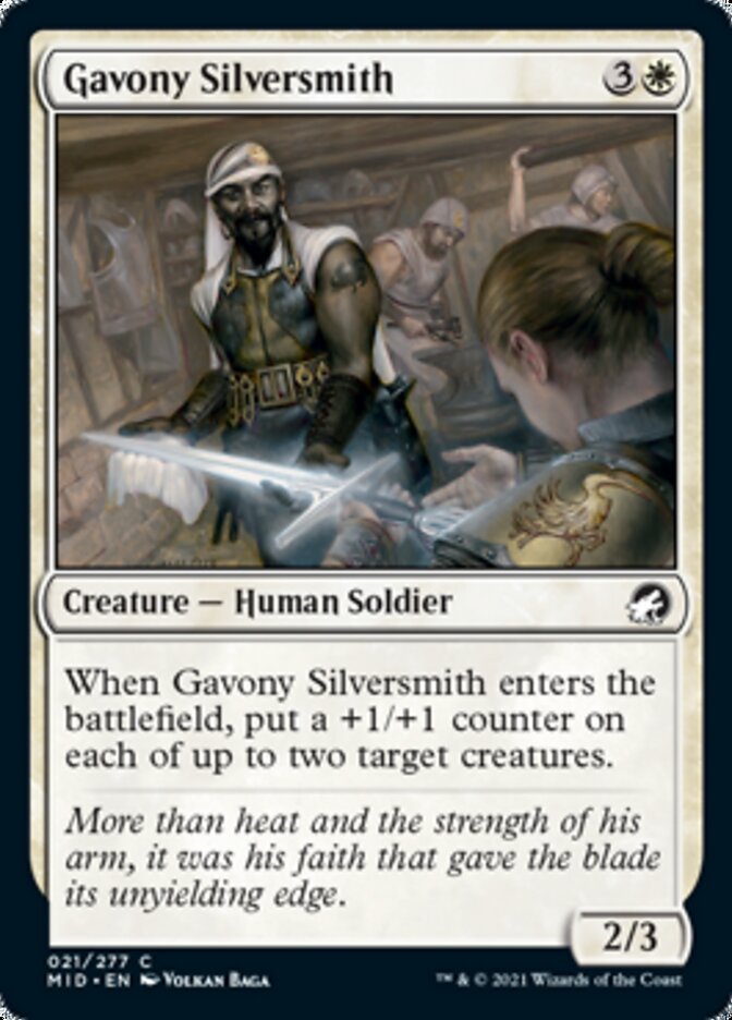 Gavony Silversmith [Innistrad: Midnight Hunt] | Exor Games Truro