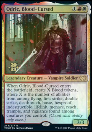 Odric, Blood-Cursed [Innistrad: Crimson Vow Prerelease Promos] | Exor Games Truro