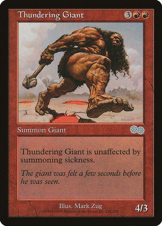 Thundering Giant [Urza's Saga] | Exor Games Truro