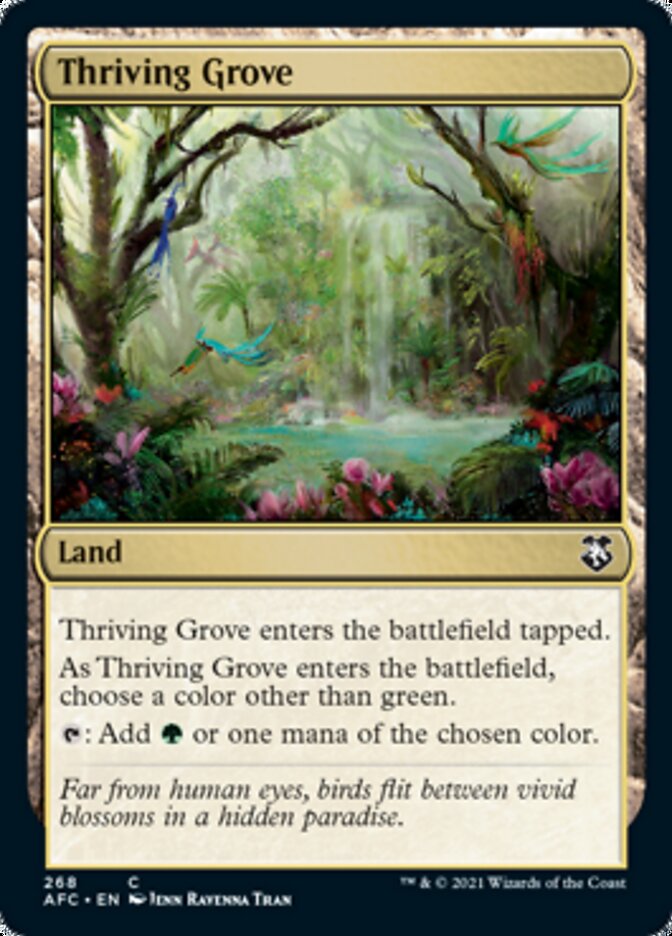 Thriving Grove [Dungeons & Dragons: Adventures in the Forgotten Realms Commander] | Exor Games Truro