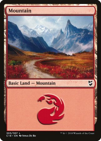 Mountain (303) [Commander 2018] | Exor Games Truro