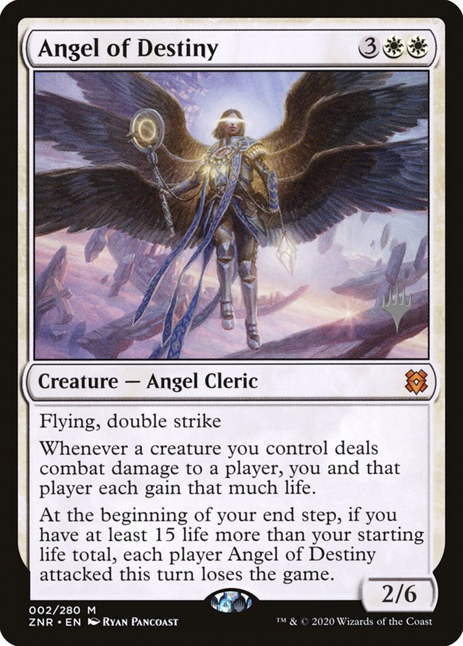 Angel of Destiny (Promo Pack) [Zendikar Rising Promos] | Exor Games Truro