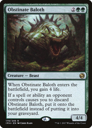Obstinate Baloth [Iconic Masters] | Exor Games Truro