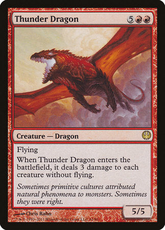 Thunder Dragon [Duel Decks: Knights vs. Dragons] | Exor Games Truro