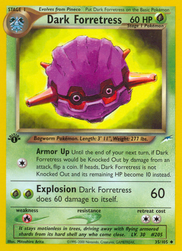 Dark Forretress (35/105) [Neo Destiny 1st Edition] | Exor Games Truro
