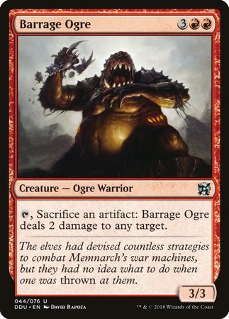 Barrage Ogre [Duel Decks: Elves vs. Inventors] | Exor Games Truro