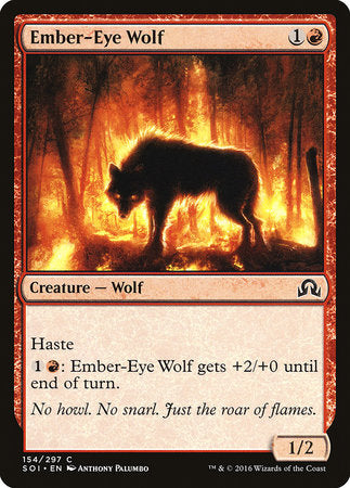 Ember-Eye Wolf [Shadows over Innistrad] | Exor Games Truro