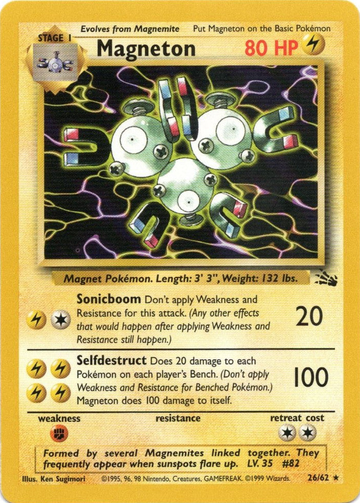 Magneton (26/62) [Fossil Unlimited] | Exor Games Truro