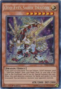 Odd-Eyes Saber Dragon [YS15-ENF00] Secret Rare | Exor Games Truro