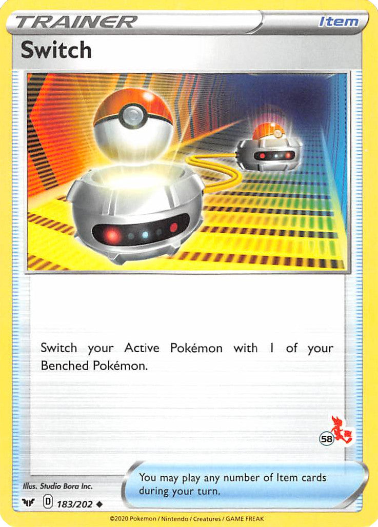 Switch (183/202) (Cinderace Stamp #58) [Battle Academy 2022] | Exor Games Truro