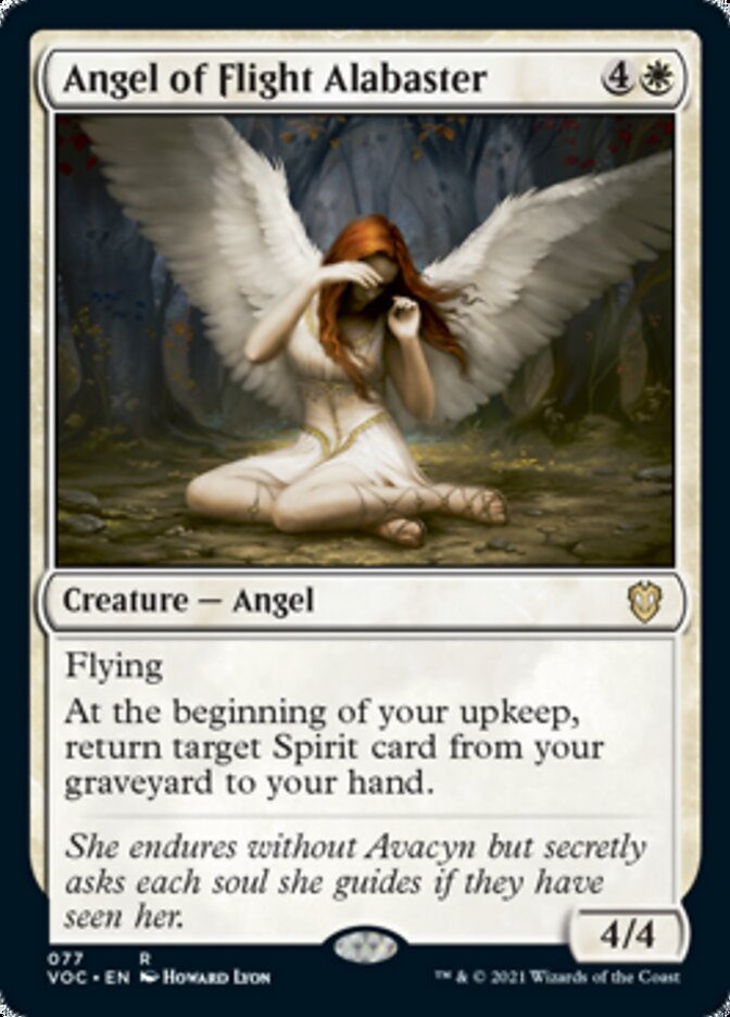 Angel of Flight Alabaster [Innistrad: Crimson Vow Commander] | Exor Games Truro