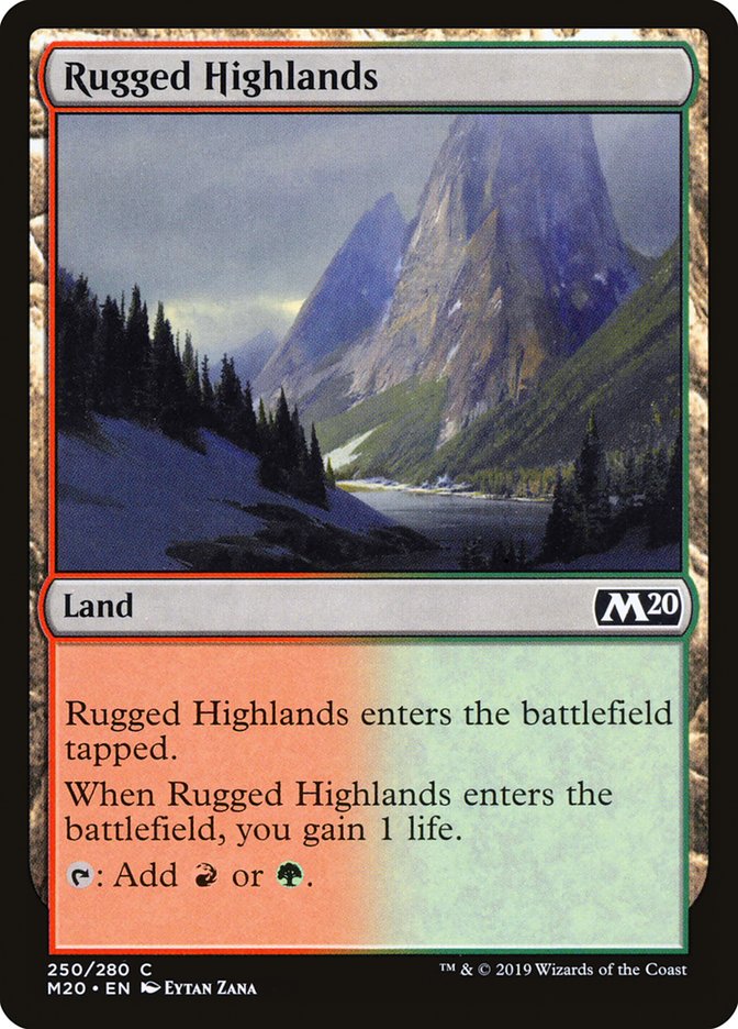 Rugged Highlands [Core Set 2020] | Exor Games Truro