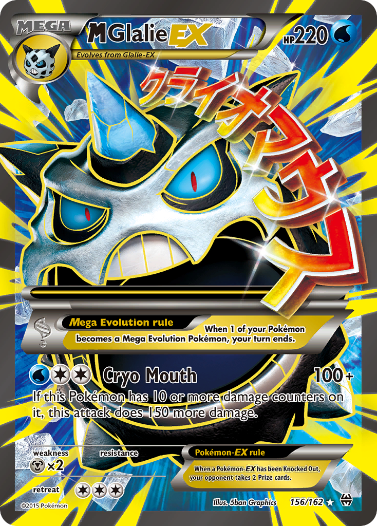 M Glalie EX (156/162) [XY: BREAKthrough] | Exor Games Truro