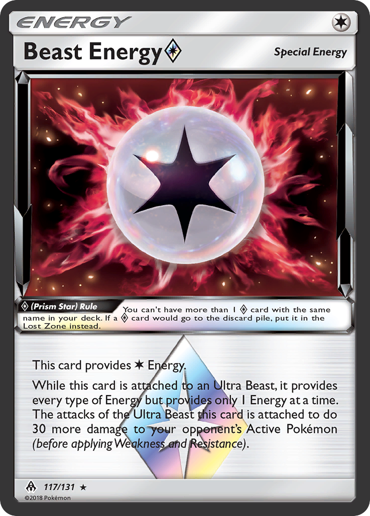 Beast Energy (117/131) (Prism Star) [Sun & Moon: Forbidden Light] | Exor Games Truro