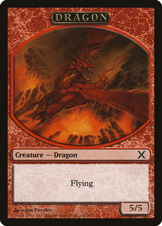 Dragon Token [Tenth Edition Tokens] | Exor Games Truro