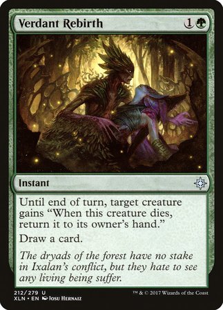 Verdant Rebirth [Ixalan] | Exor Games Truro