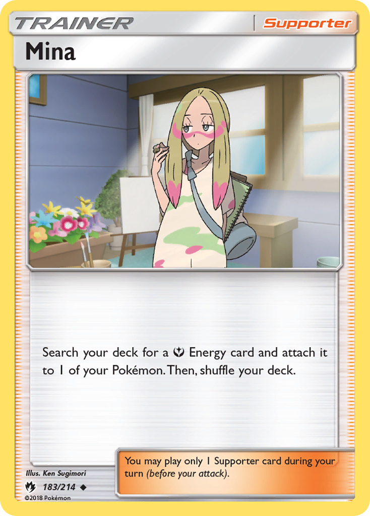 Mina (183/214) [Sun & Moon: Lost Thunder] | Exor Games Truro