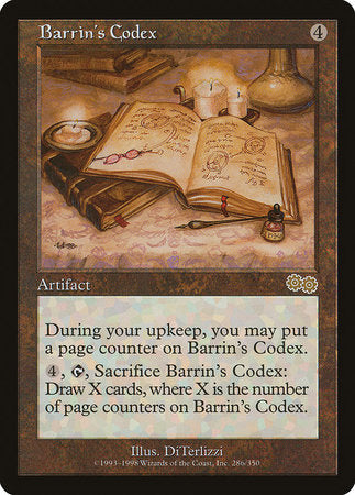 Barrin's Codex [Urza's Saga] | Exor Games Truro