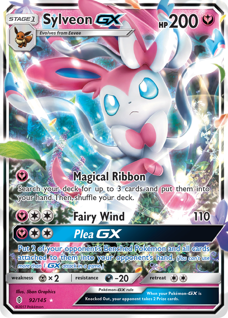 Sylveon GX (92/145) [Sun & Moon: Guardians Rising] | Exor Games Truro