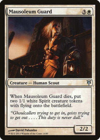 Mausoleum Guard [Duel Decks: Sorin vs. Tibalt] | Exor Games Truro