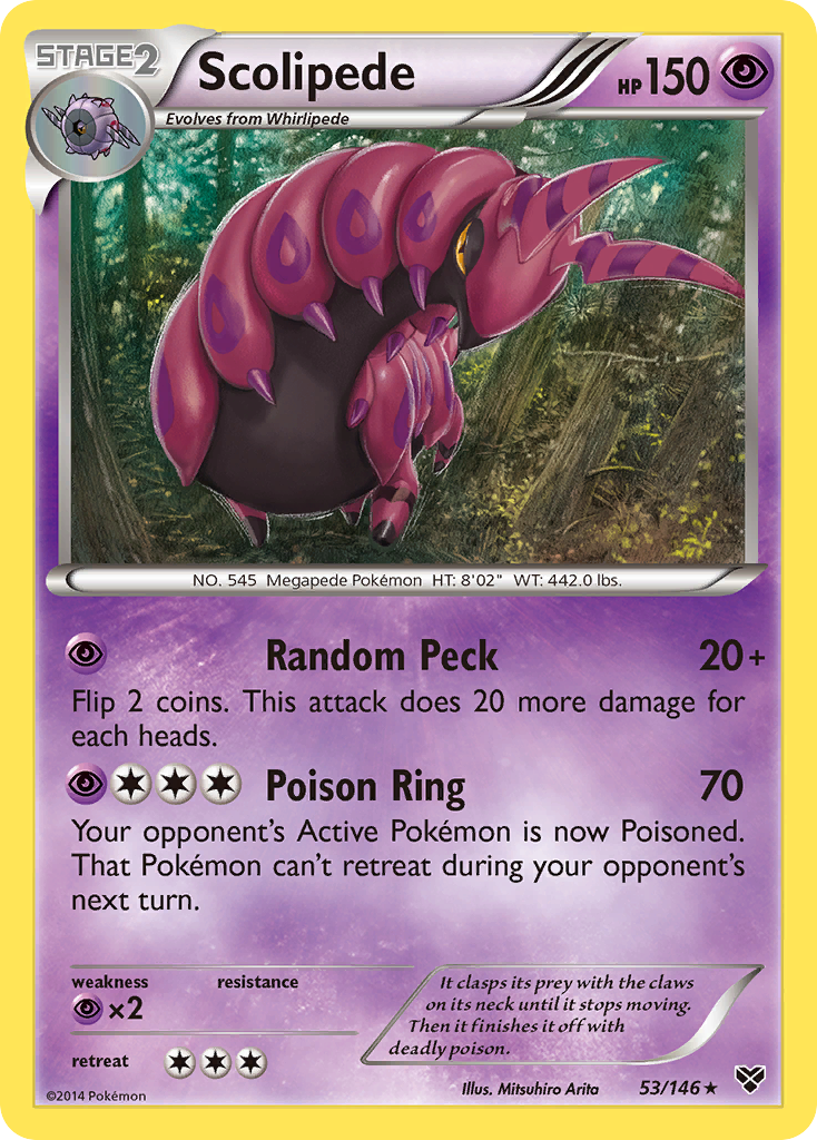 Scolipede (53/146) [XY: Base Set] | Exor Games Truro