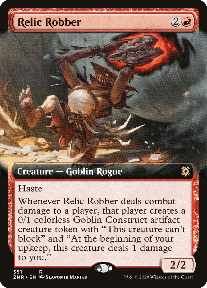 Relic Robber (Extended Art) [Zendikar Rising] | Exor Games Truro