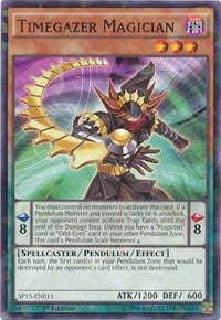 Timegazer Magician [SP15-EN011] Shatterfoil Rare | Exor Games Truro