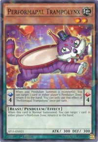 Performapal Trampolynx [SP15-EN021] Shatterfoil Rare | Exor Games Truro