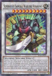 Superheavy Samurai Warlord Susanowo [SP15-EN034] Shatterfoil Rare | Exor Games Truro