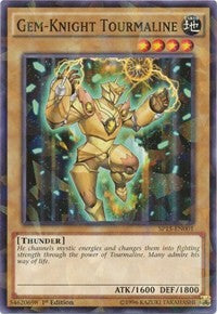 Gem-Knight Tourmaline [SP15-EN001] Shatterfoil Rare | Exor Games Truro