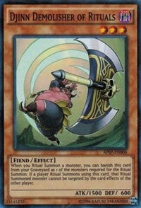 Djinn Demolisher of Rituals [AP07-EN006] Super Rare | Exor Games Truro