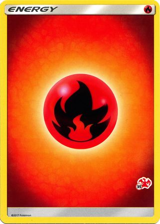 Fire Energy (Charizard Stamp #35) [Battle Academy 2020] | Exor Games Truro